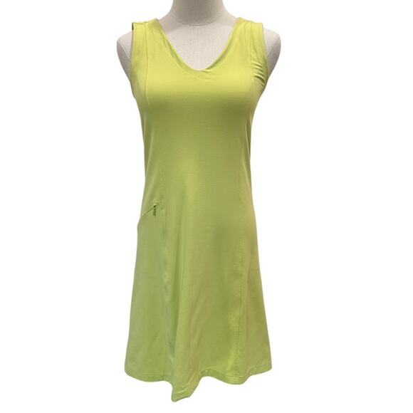 Toad&Co Aquaculture Neon Yellow Athletic Dress - Picture 3 of 5